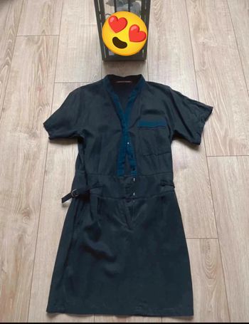 Robe bleu/noir 40/L Comptoir des cotonniers