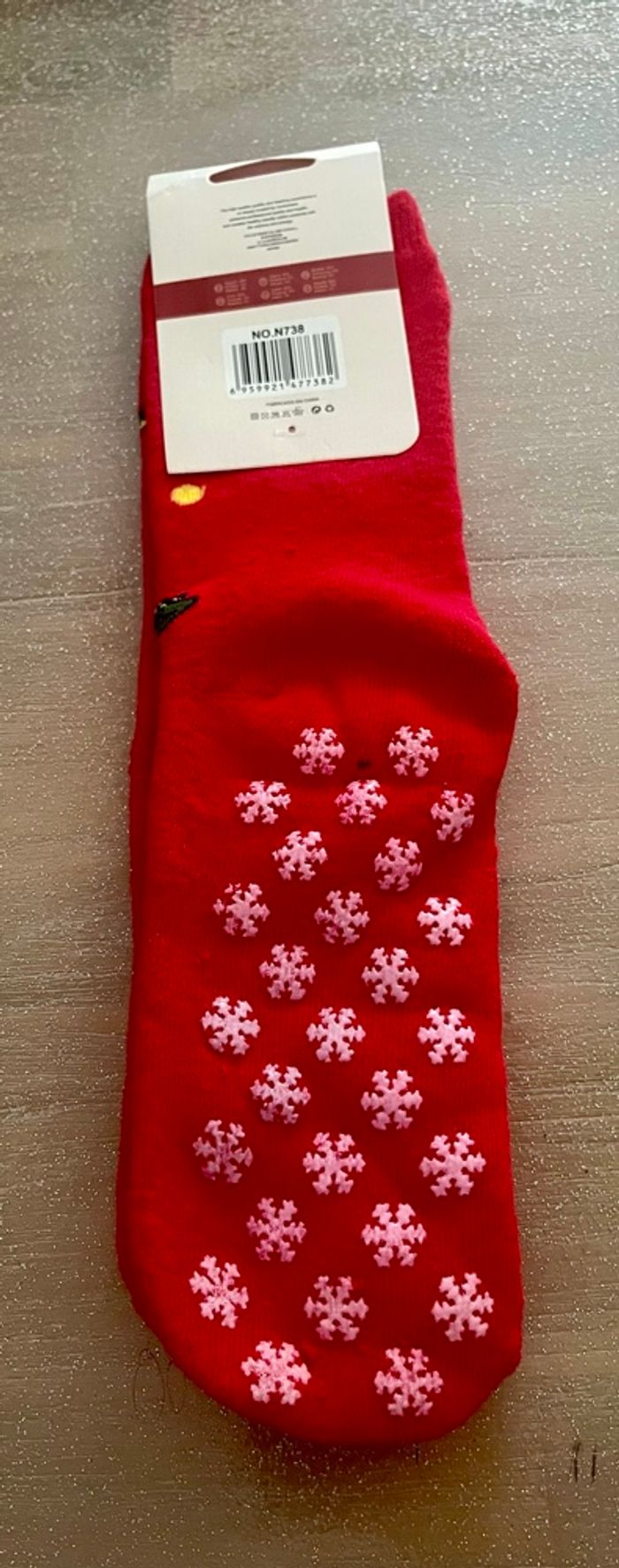 Chaussettes sapin de Noël anti dérapantes - photo numéro 3
