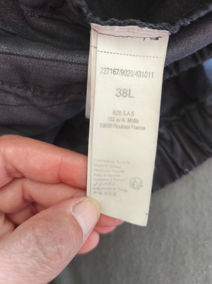 Pantalon cargo homme BZB taille 38L - photo numéro 6