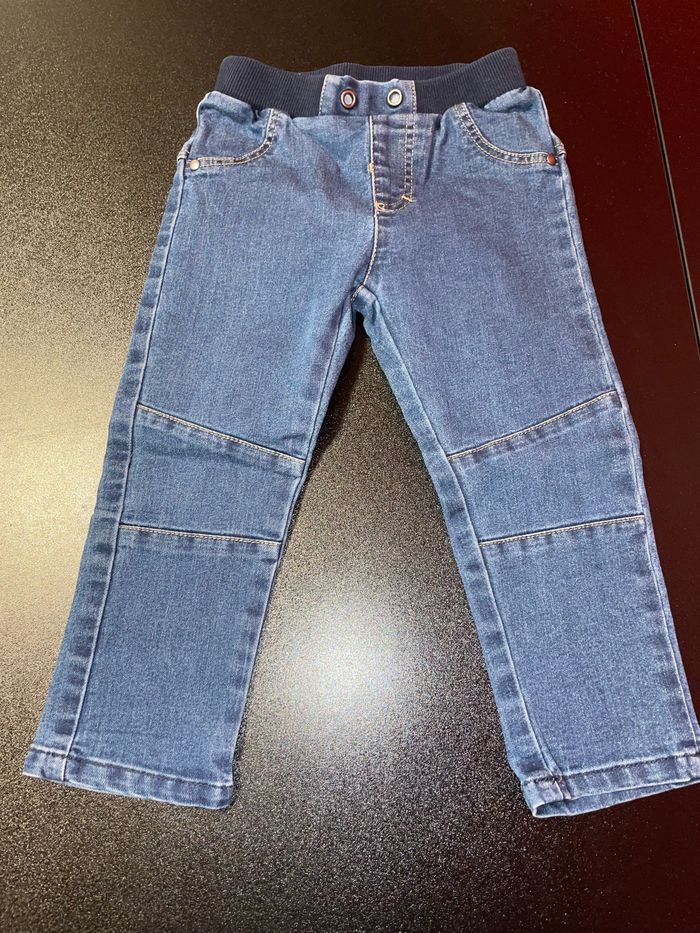 Jean slim bébé bleu sucre d’orge taille 9 mois