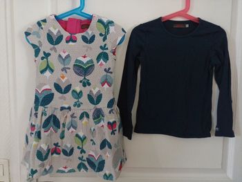 Ensemble robe florale Catimini 6 ans
