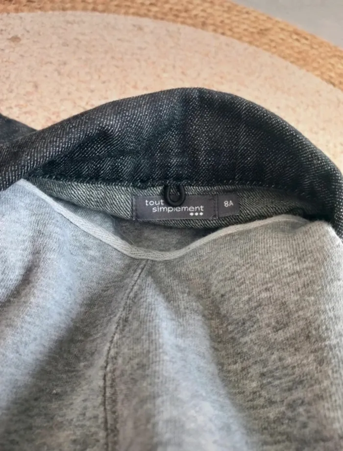 Veste en jean avec gilet 6/8 ans - photo numéro 3