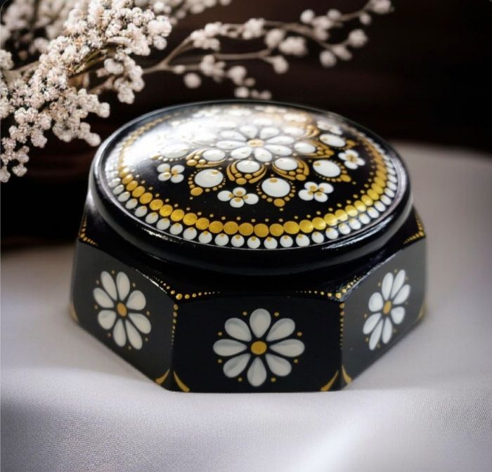 Boîte décorative en bois 