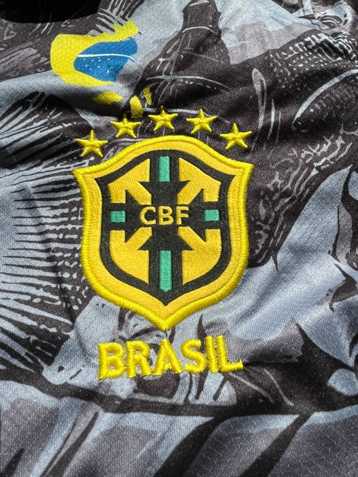 Nike T-shirt Brésil Gris – Taille M – Neuf - photo numéro 6