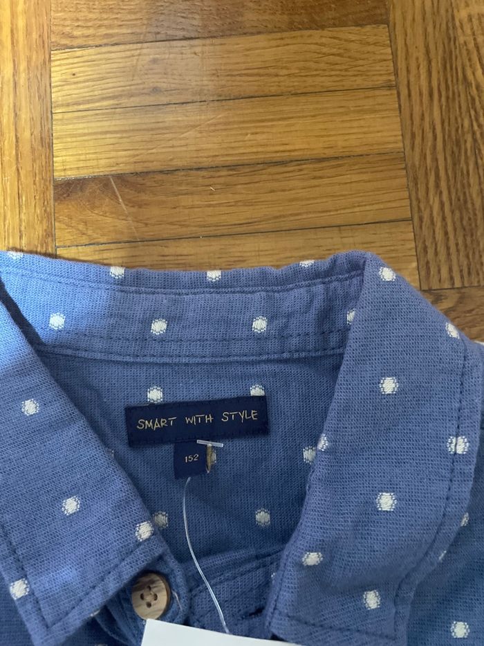 Chemise bleu garçon 12 ans - photo numéro 3