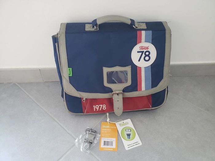 Cartable Tann's 1978 Rouge/Bleu Primaire
