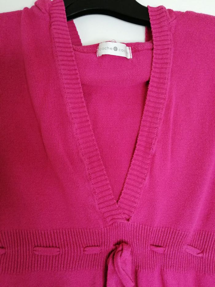 Pull manches courtes capuche femme T38 Cache cache - photo numéro 2