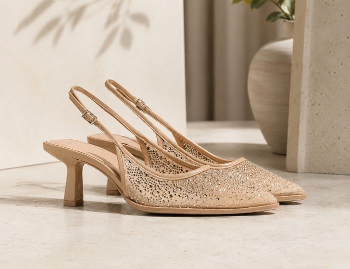 Escarpins Bershka à strass - photo numéro 2