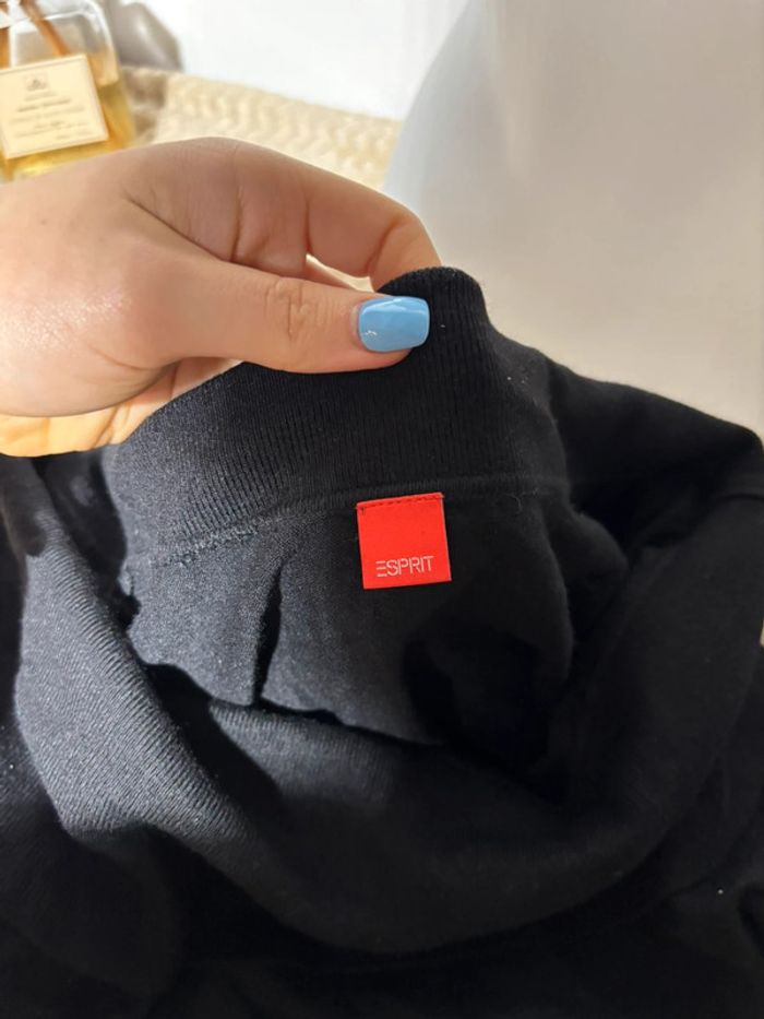 Pull noir col bateau taille XS - Esprit - photo numéro 3