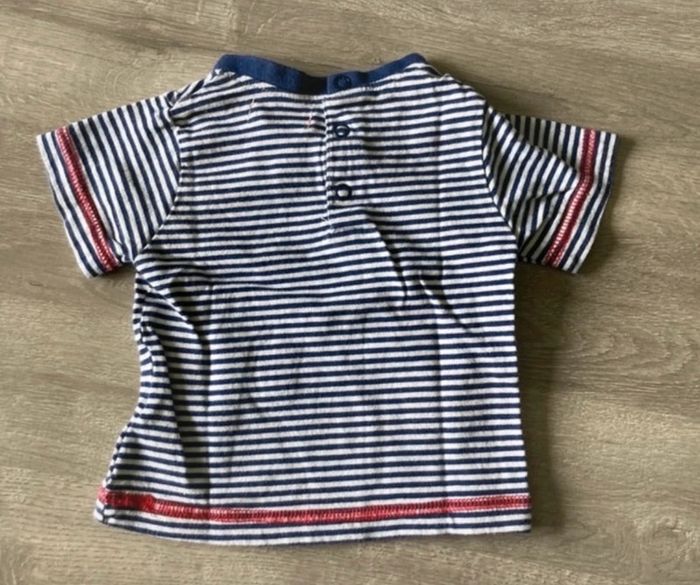 T-shirt marinières tissaia - photo numéro 2