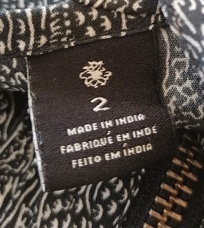 Robe courte fluide légère noir blanc Taille 2 ou M Maisons Scotch - photo numéro 11