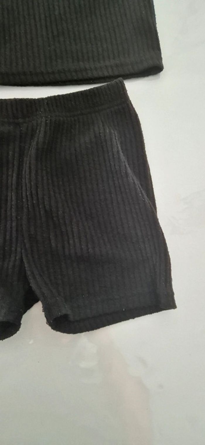 Ensemble short et top noir - photo numéro 2