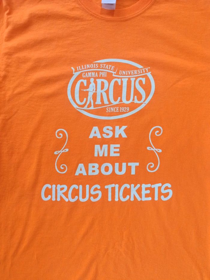 T-shirt University state Illinois Circus M - photo numéro 2