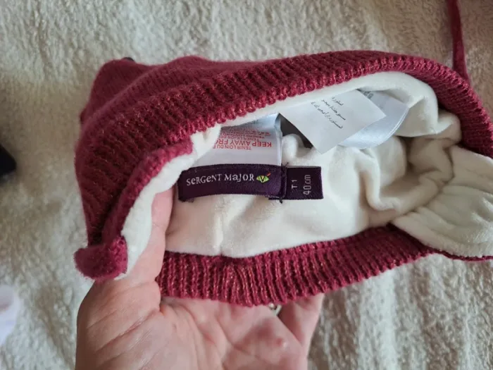 Ensemble Sergent major Bonnet-Echarpe-gants Taille 1 - photo numéro 3