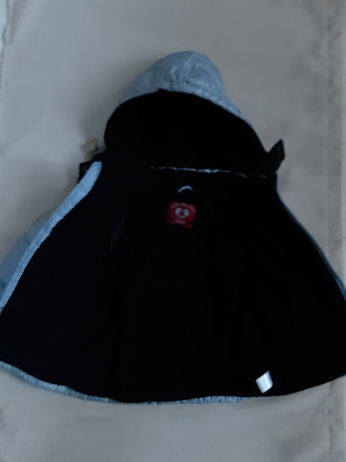 Doudoune chaude bleu clair fille - 3 ans - Kiss Melody - photo numéro 6