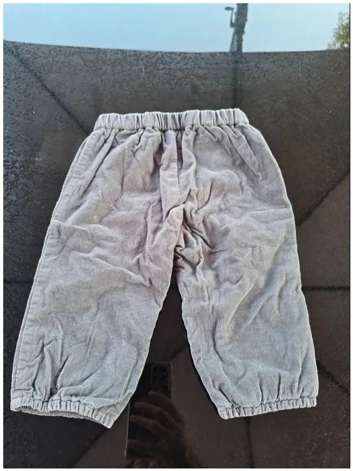 Pantalon velours Jacadi 12 mois - photo numéro 3