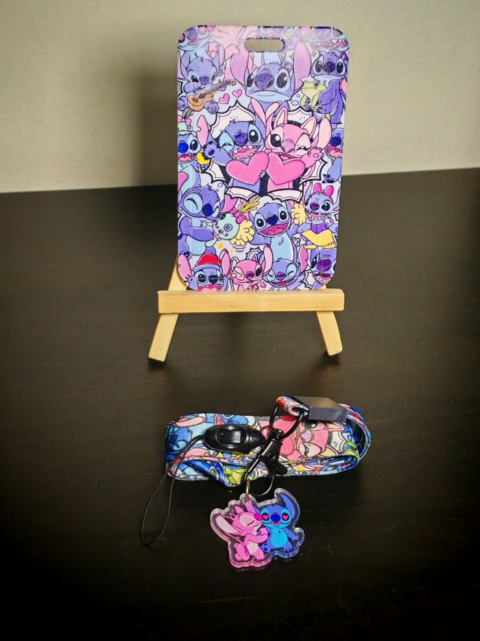 Porte carte Stitch. - photo numéro 1