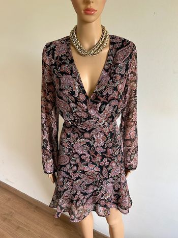 Robe imprimée neuve à manches longues Morgan taille 42 (valeur 80€) taille petit