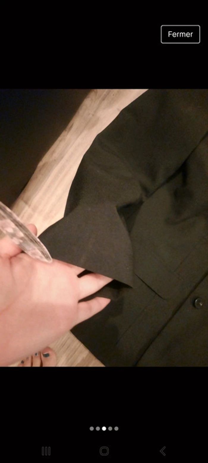Veste classe noir uni - photo numéro 2