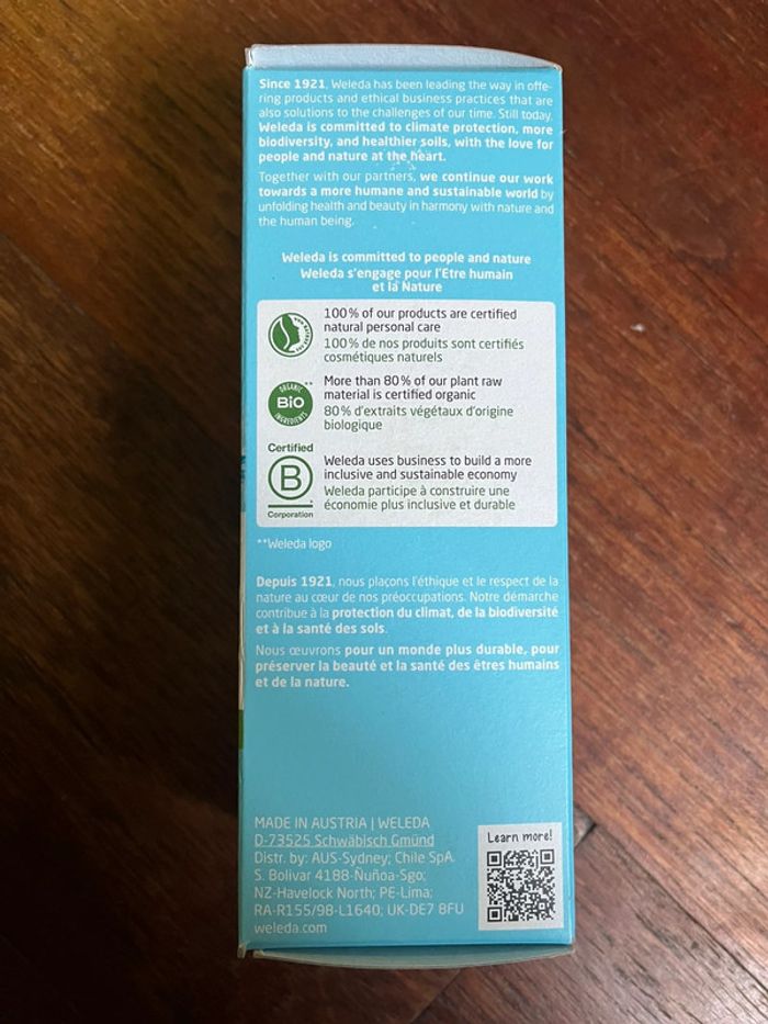 Gel nettoyant rafraîchissant Weleda - photo numéro 2