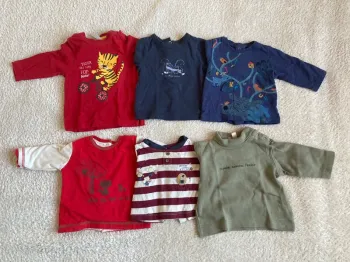Lot tee shirt à manches longues