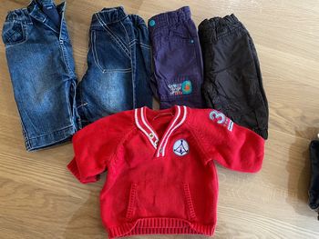 Lot 1 pull et 4 pantalons 3 mois