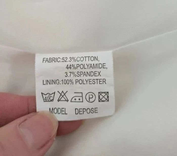 Manteau imperméable blanc - Attentif - taille 38 - photo numéro 6