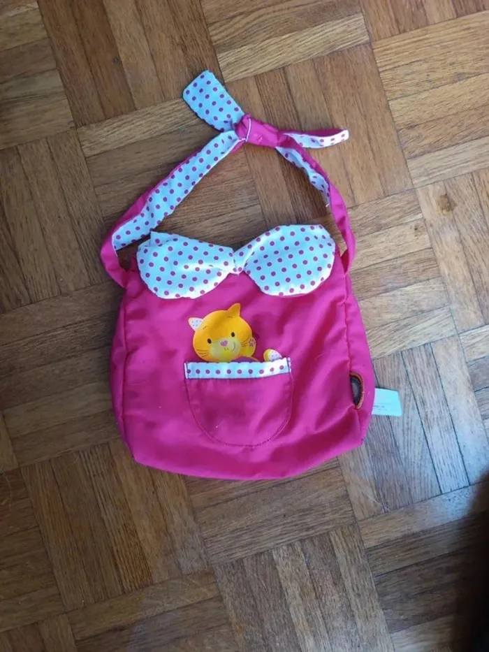 Sac jouet chat fille