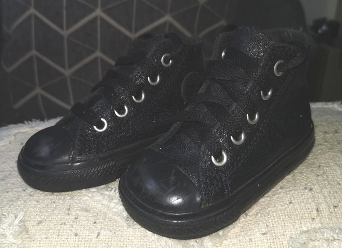 Baskets Converse All Star en cuir P20 - photo numéro 3