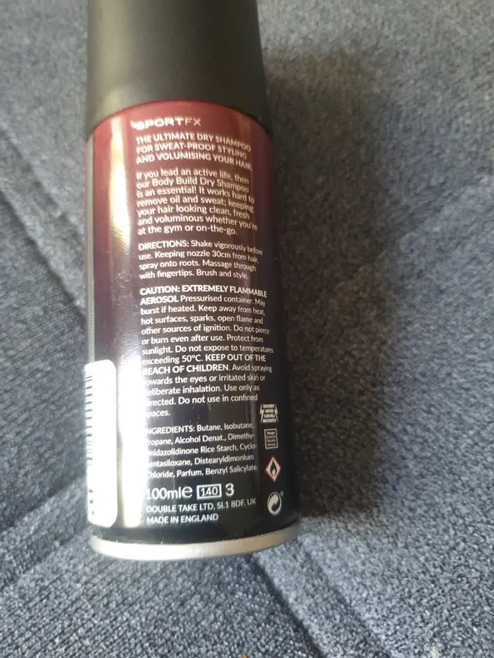 Neuf shampoing sec volume marque sport fx - photo numéro 2