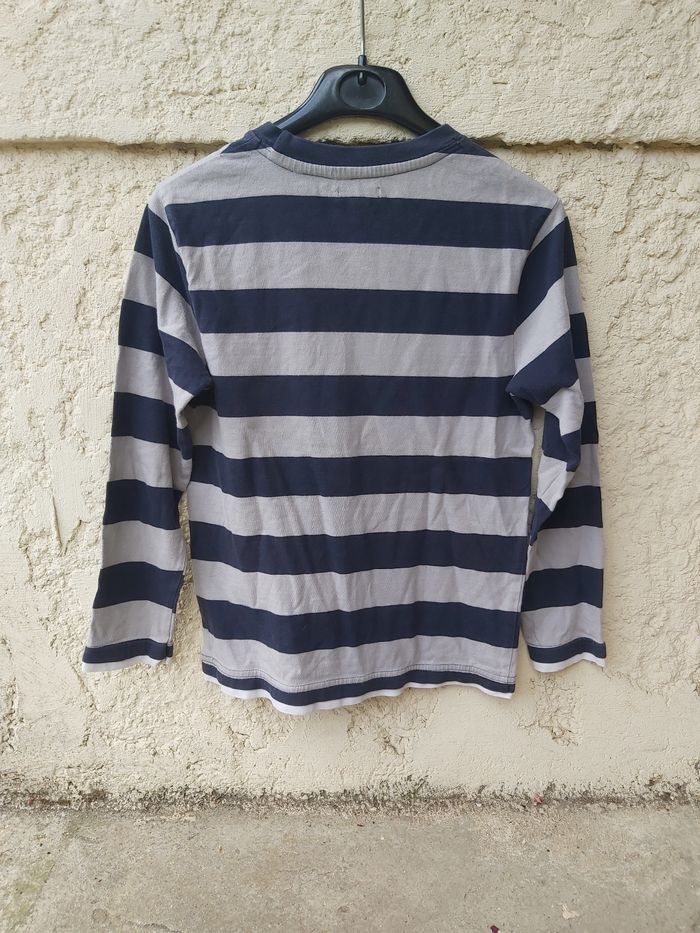 Tee-shirt rayé Orchestra Taille 10 ans très bon état - photo numéro 4