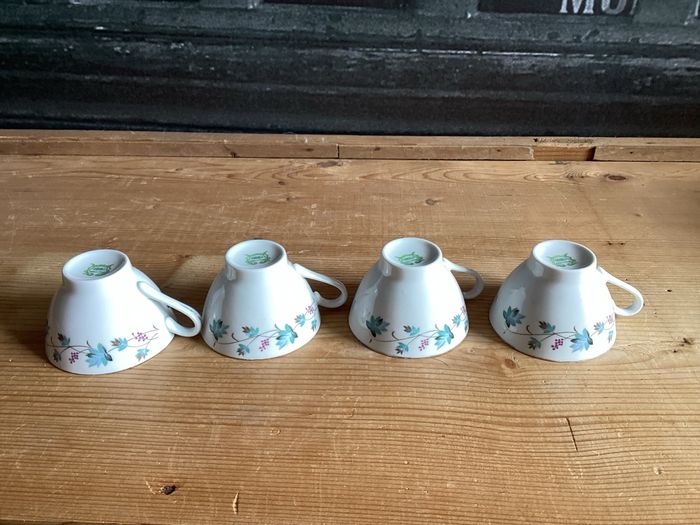 4 tasses porcelaine chine - photo numéro 6