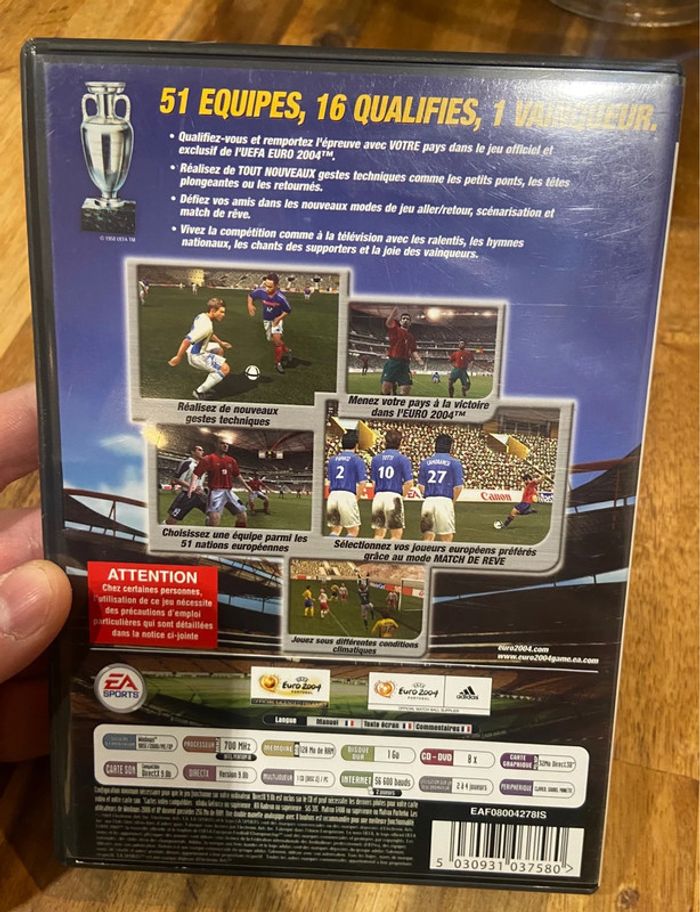Euro 2004 uefa pc vintage - photo numéro 4