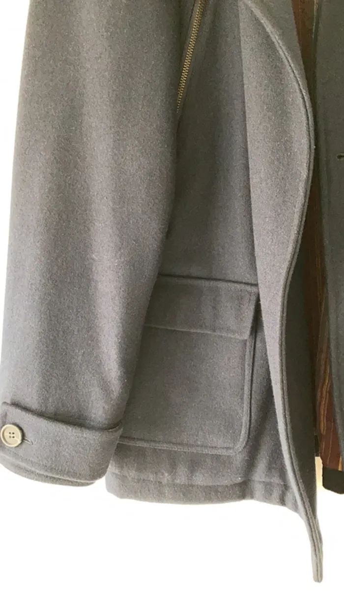 Caban homme laine bleu XL Somewhere - photo numéro 4