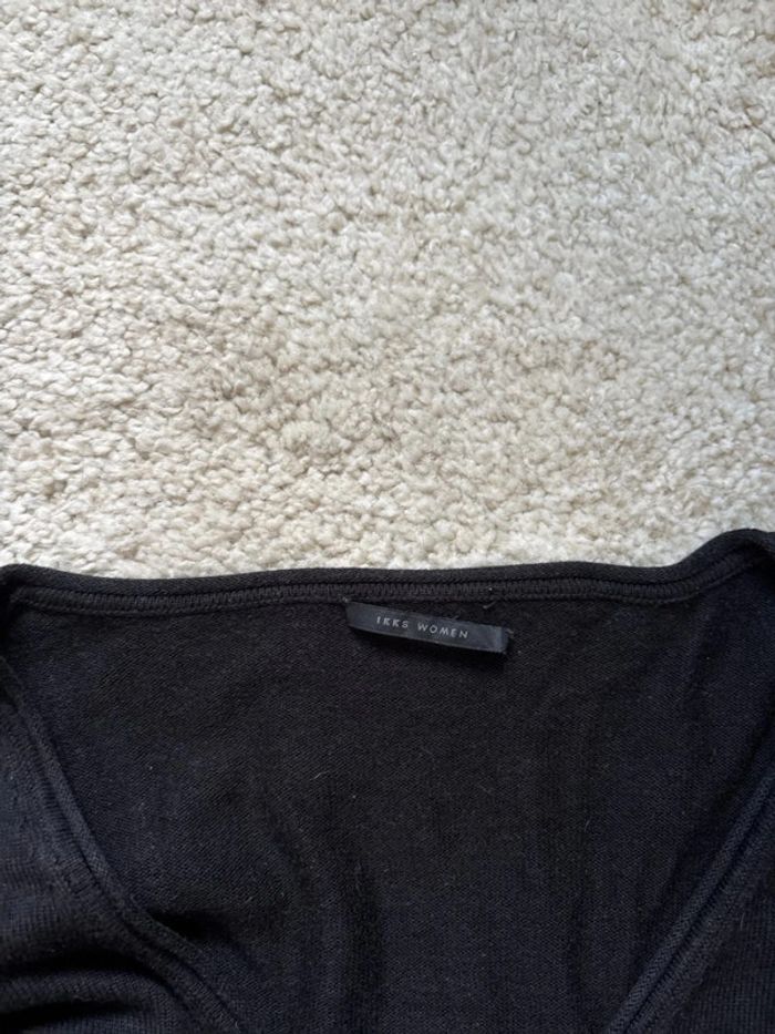 Lot de 2 pulls légers noirs IKKS taille XS - photo numéro 9