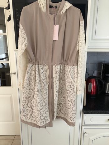 Trench-coat avec dentelle femme taille 40