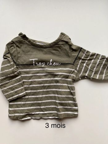 Tee shirt 3 mois
