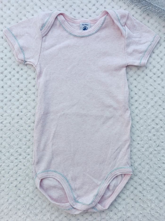 🔸Body Manches Courtes Rose Petit Bateau Fille - 3 ans🔸 - photo numéro 2