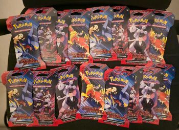 Pokémon 4 Artset de 16 Boosters EV10 Rivalités Destinées sous Blisters Cartonnés