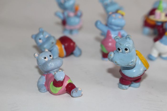 Kinder Surprise Hippopotami Lot de 13 figurines. - photo numéro 2