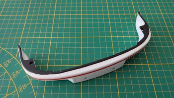 Pare-chocs avant 74A n°74 pièce détachée Porsche 911 Carrera RS 2.7 1/8 1/8ème Altaya #B37