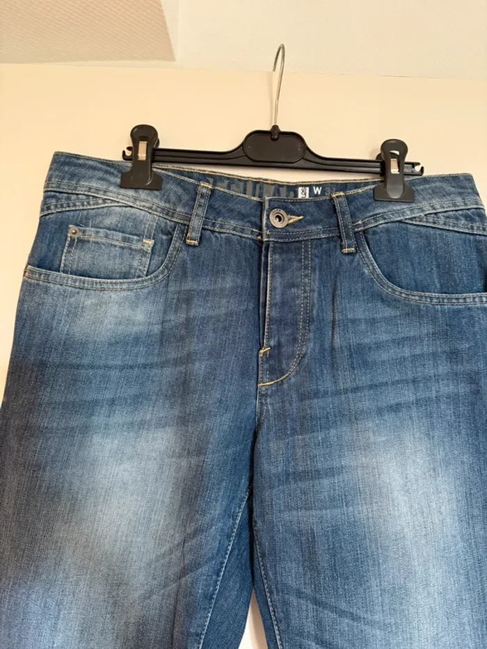 Jean droit en très bon état taille 42 bleu Jules - photo numéro 2