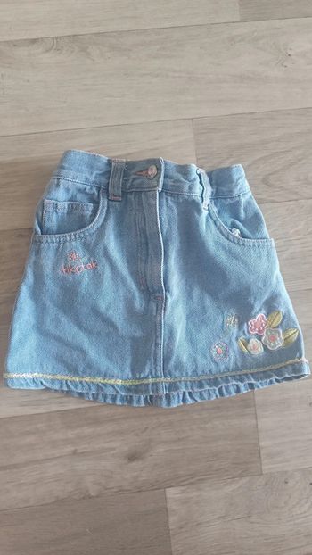 Petite jupe en jean pour l'été taille 92 cm marque Tik et tak