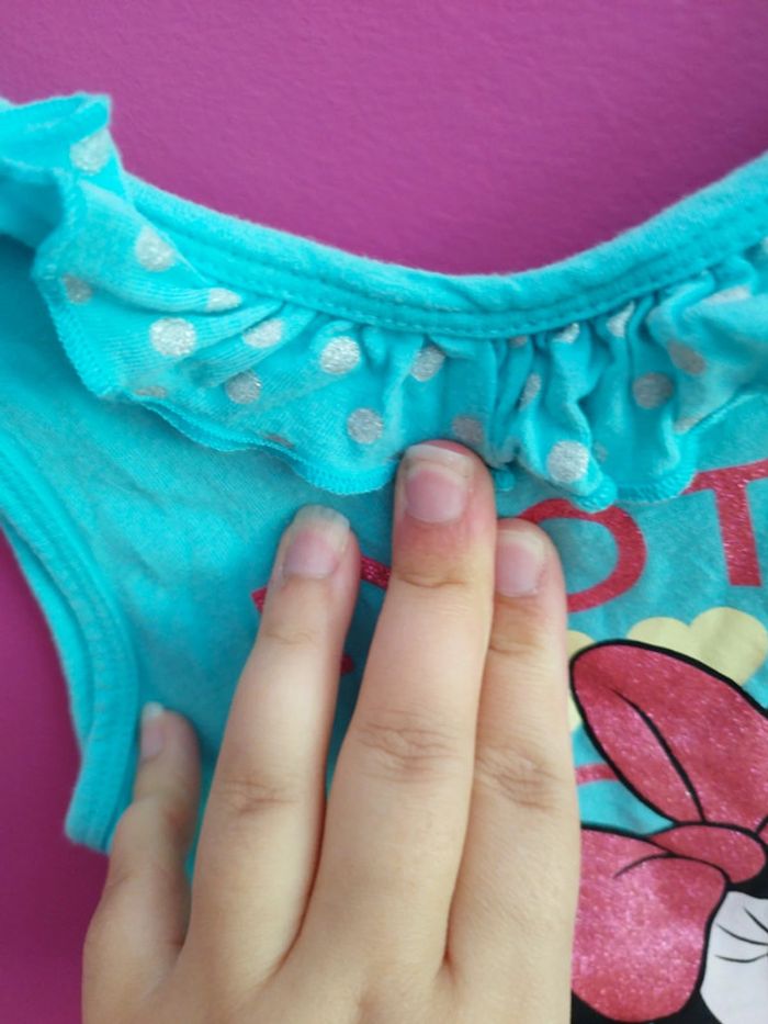 Débardeur fille Minnie Disney taille 8 ans b1 - photo numéro 3