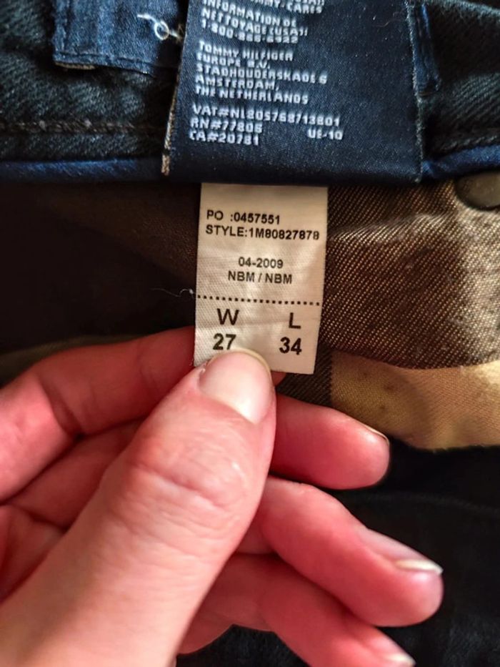 🌸Jeans noir Tommy Hilfiger Taille 34🌸 - photo numéro 9