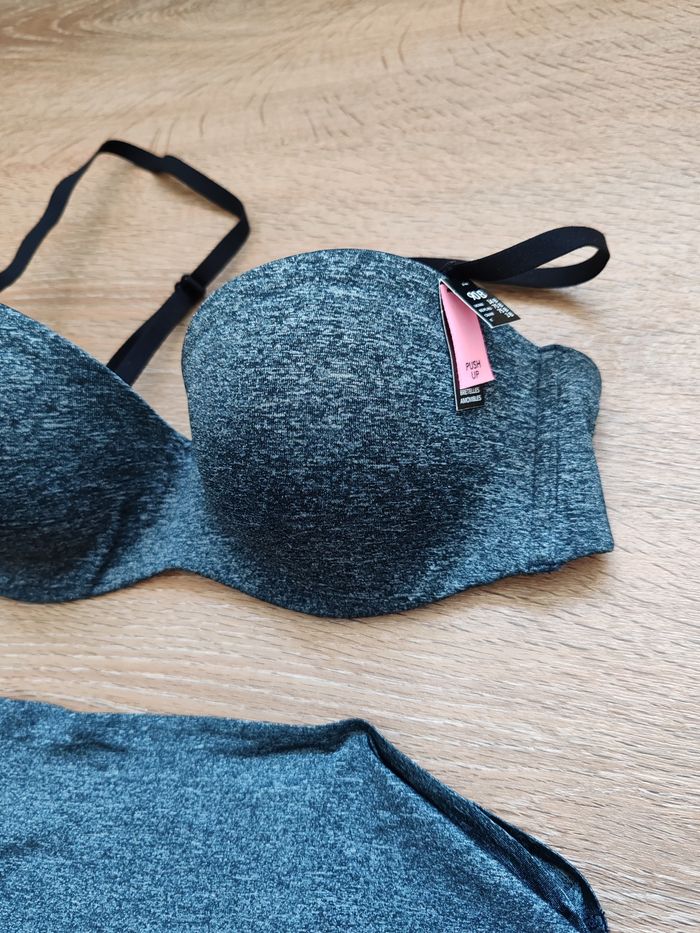 Ensemble Soutien Gorge Push Up + 2 Shortys Etam - photo numéro 2