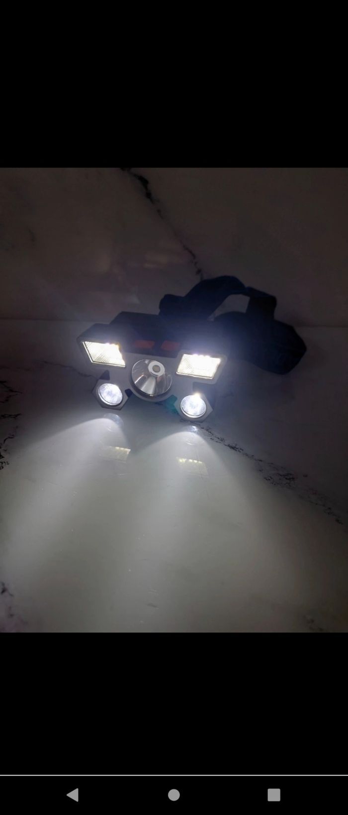 Lampe frontale LED ultra puissante rechargeable – multi modes - photo numéro 7