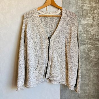 Gilet Silent Noise | blanc & noir | 38 🌸