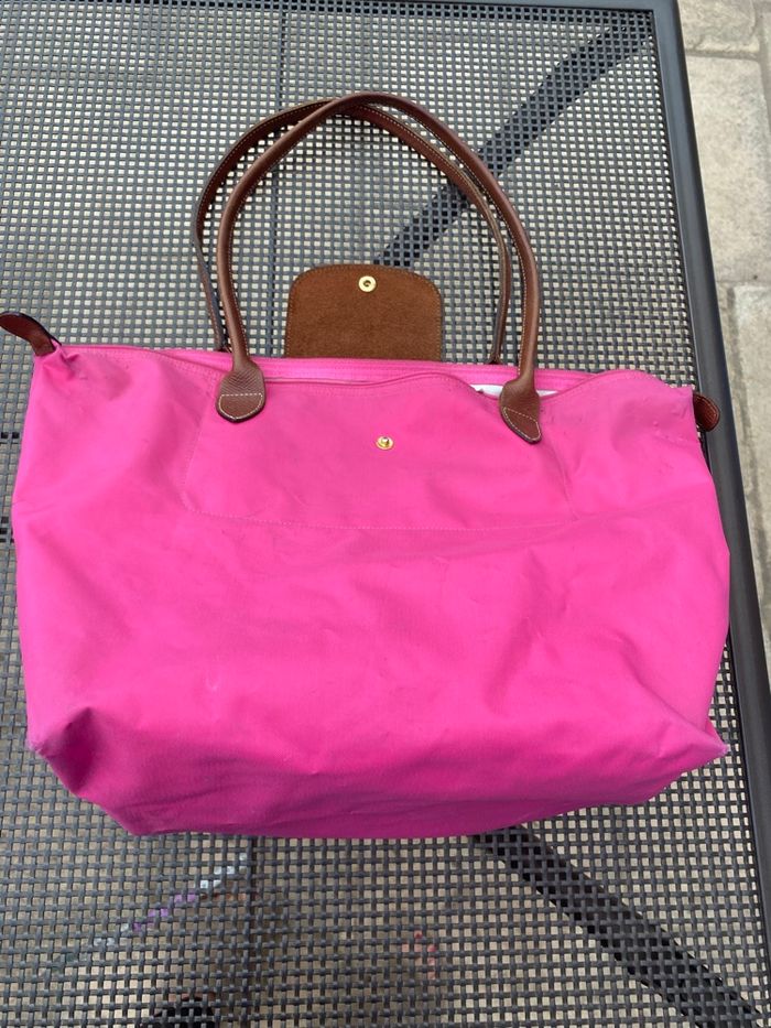Grand sac Longchamp rose