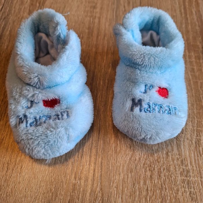 Chausson naissance j'aime maman